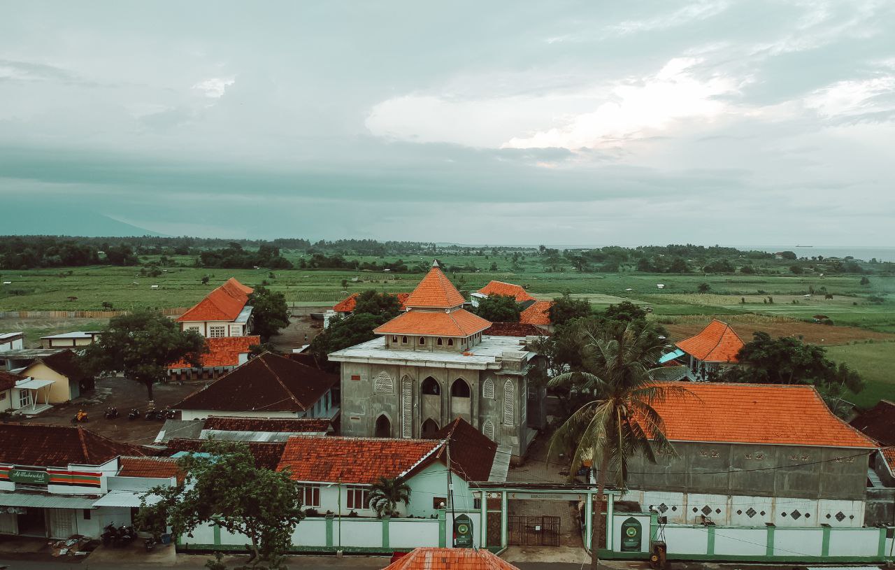 Mosque Drone Background