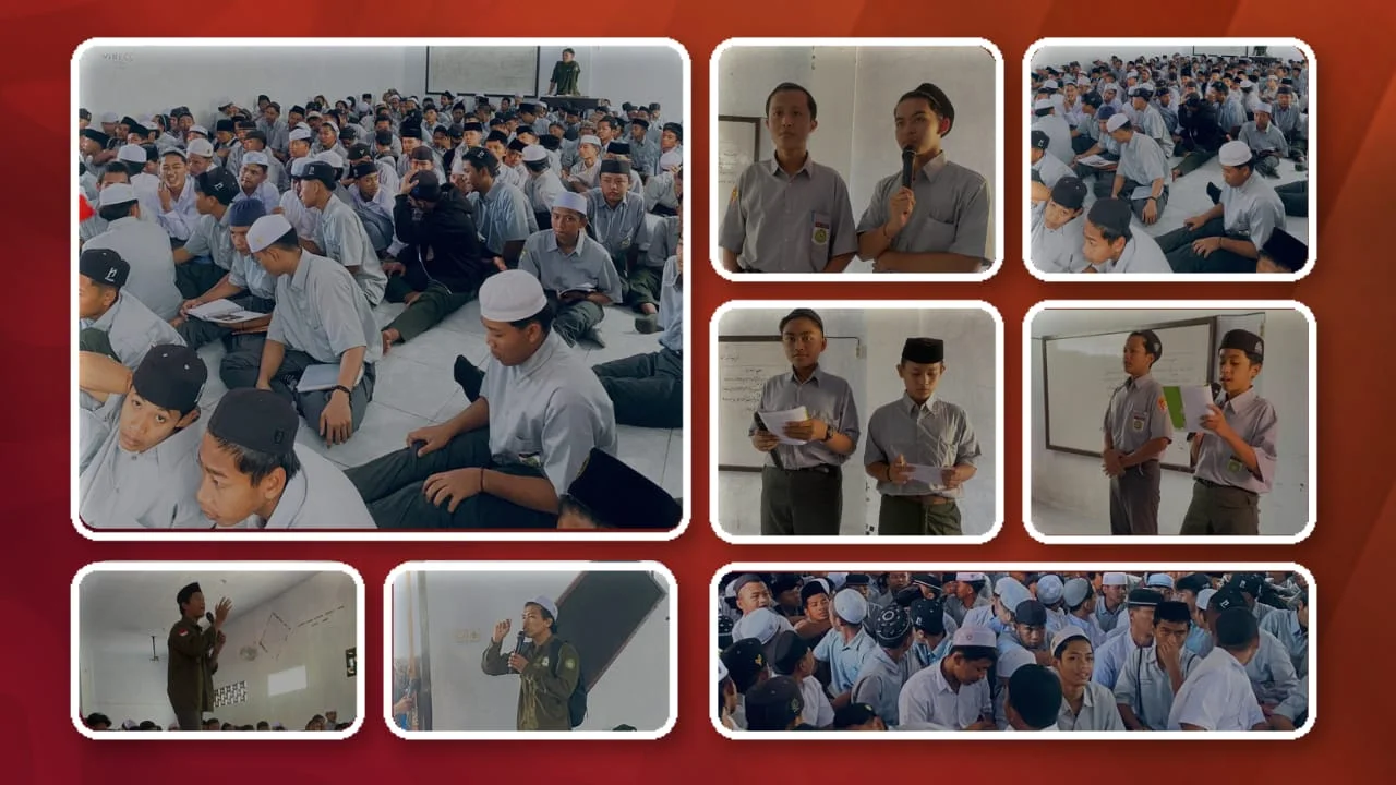 Kampanye Kandidat Ketua dan Wakil Ketua OSIS SMK Nurul Abror Al-Robbaniyin Berlangsung Meriah